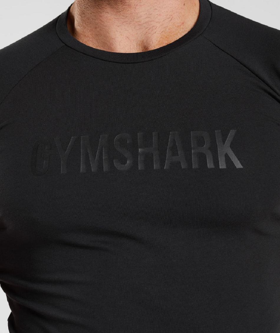 Gymshark Apollo Muške T Shirts Crne | HR 2442DFM